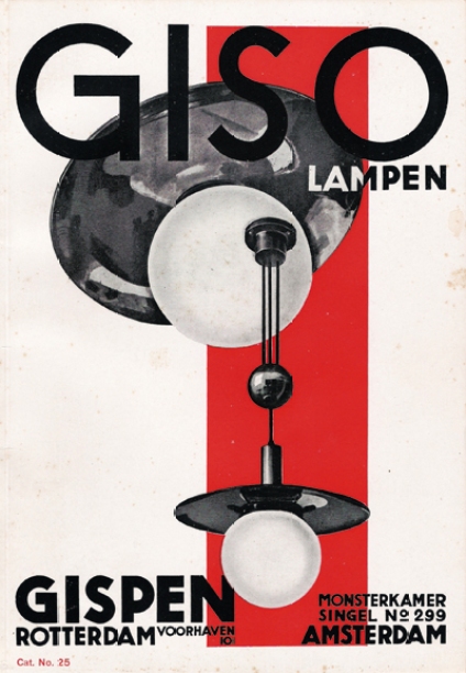 Willem Gispen, Giso Lamps Poster 1928