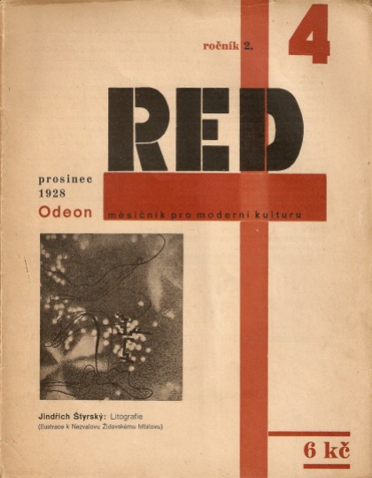 Red Magazine Cover 1928